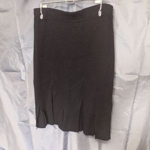 4)St John Milano Knit Carwash Midi Skirt